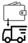 cake pay and ship icon