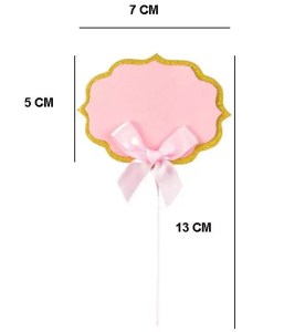 Paper Cake Topper Size 257x300
