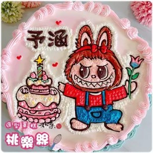 labubu hand painted cake 20250929