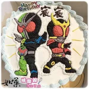 masked rider cake 010