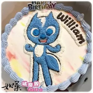 mini force hand painted cake 003