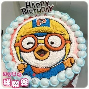pororo hand painted cake 231222