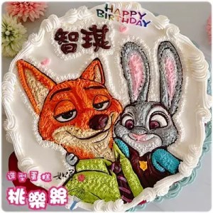 zootopia nick judy custom cake 20251220